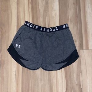 Grey athletic shorts
